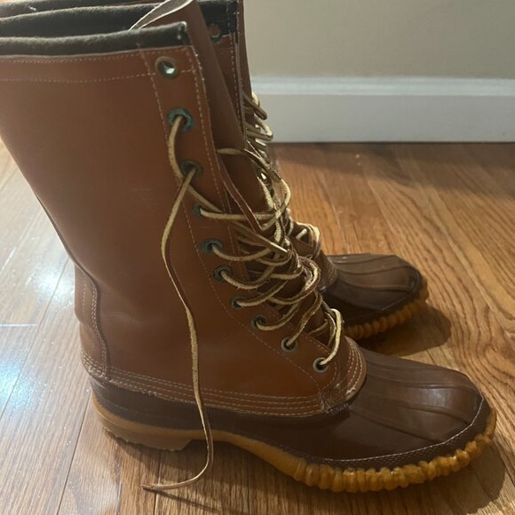 Vintage G.H. BASS & CO. WILTON MAINE Duck Boots. Men’s Size 6 - Picture 3 of 6